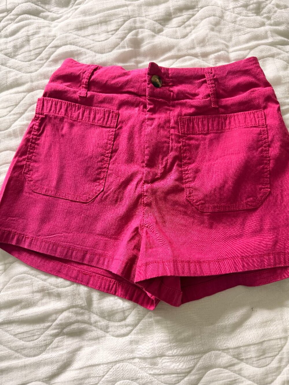 Maeve Colette High Rise Shorts in Pink, Size 29